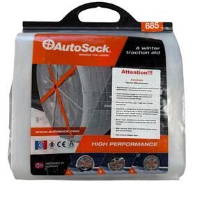 AUTOSOCK - Snow Socks for Car, SUV, & Pickup Trucks (#685) NEW IN PACKAGE 685